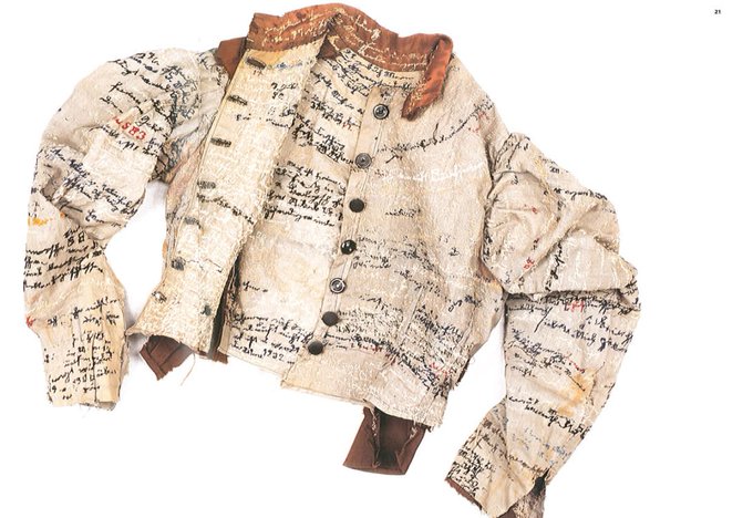 Linen jacket by Agnes Richter, - Almacén de Derecho