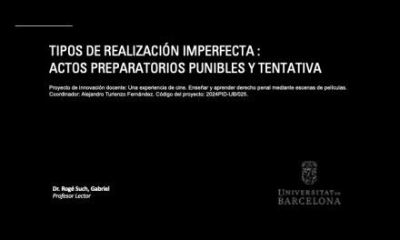 Actos preparatorios punibles y tentativa